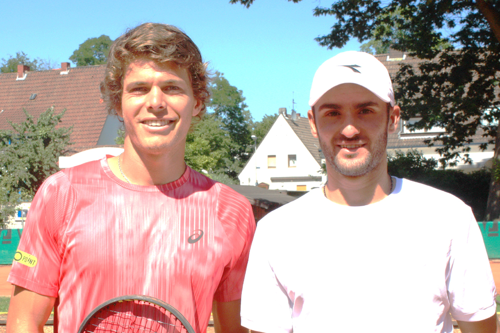 Zwei Tennisspieler